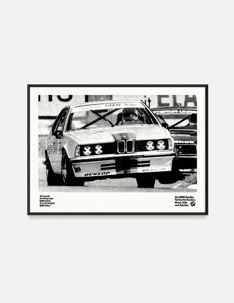 plakat BMW 635