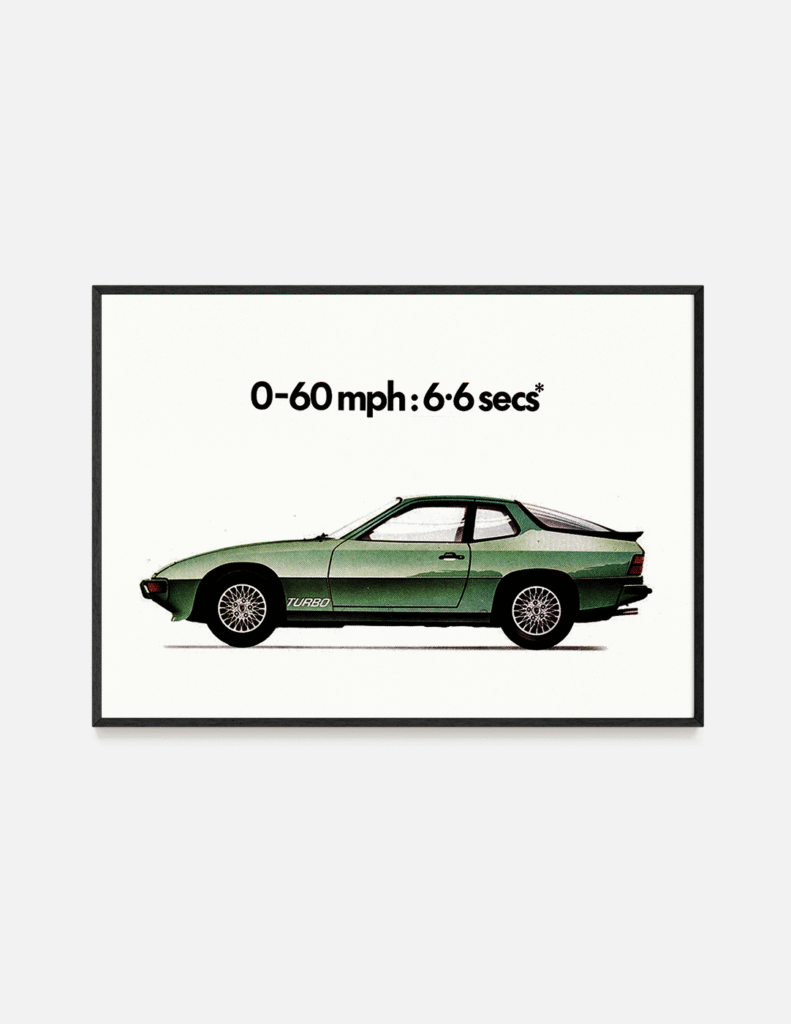 plakat Porsche 924 Turbo