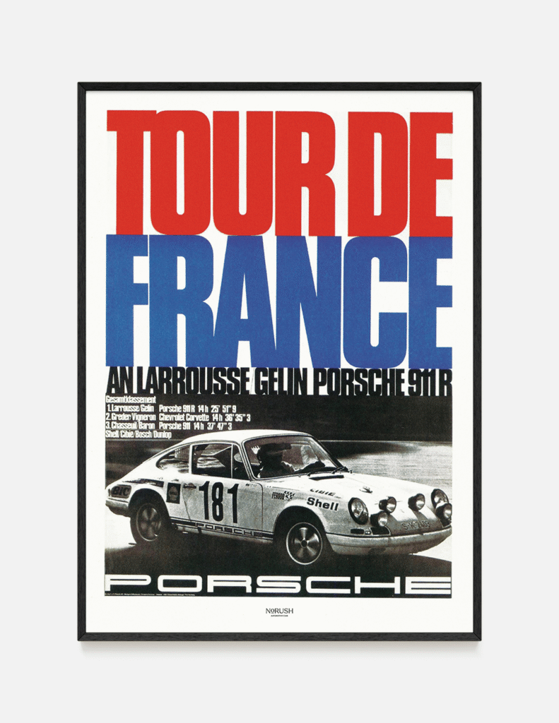 plakat Porsche Tour De France