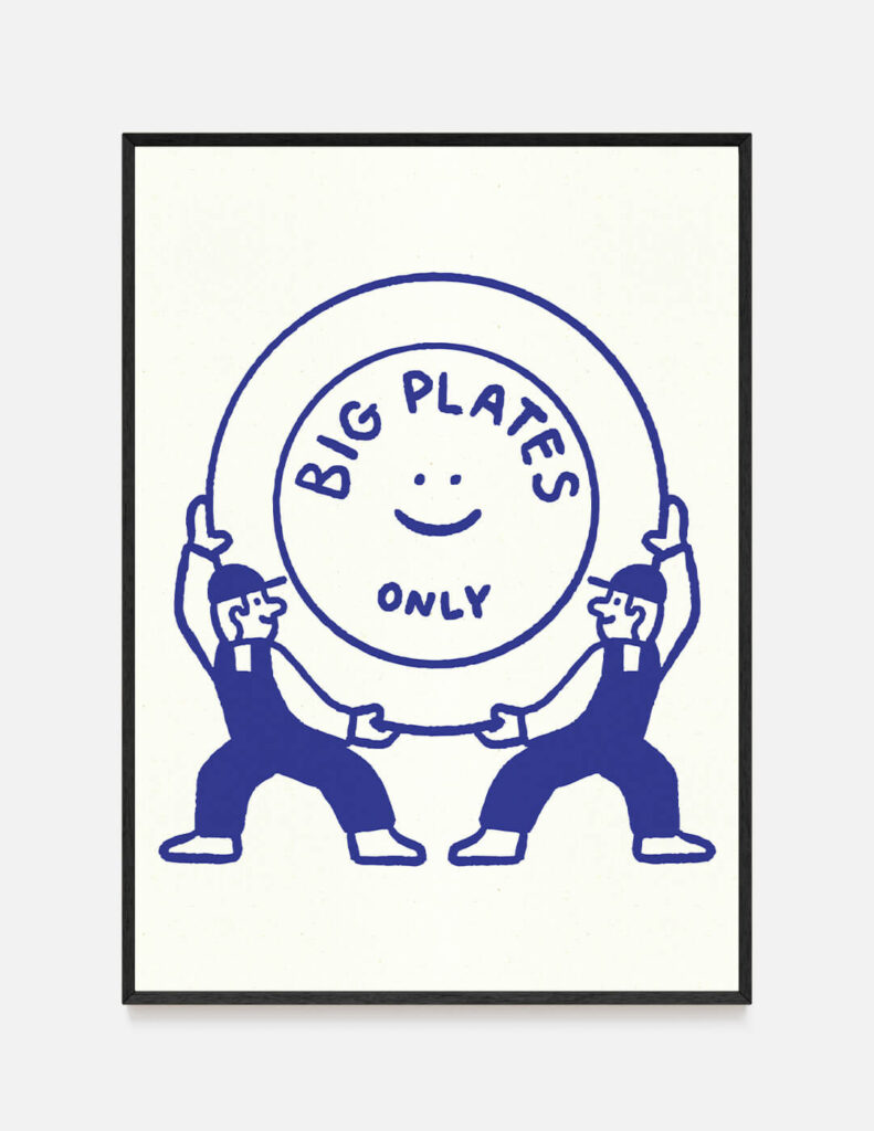 Plakat BIG PLATES