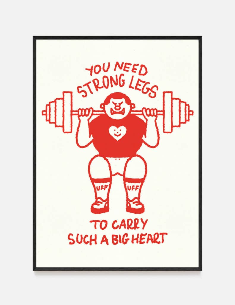 Plakat STRONG LEGS