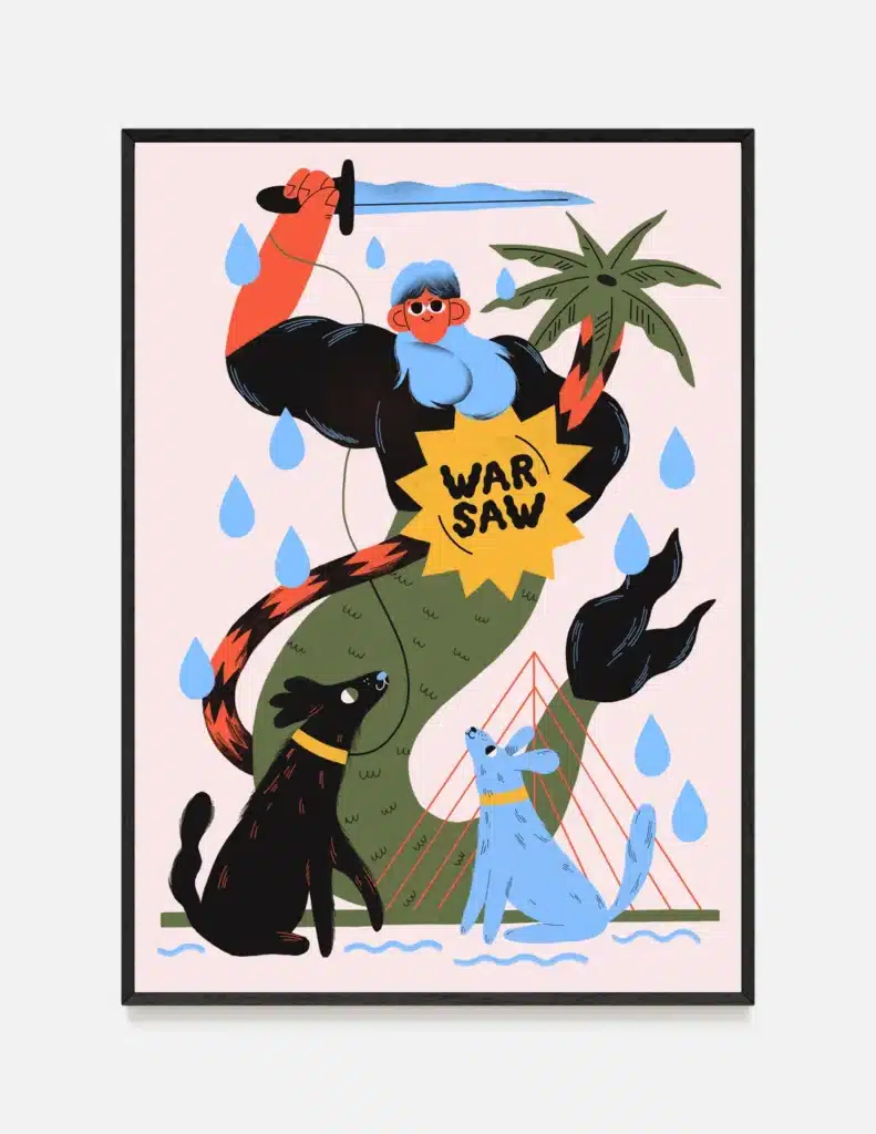 Plakat WARSZAWSKA SYRENKA
